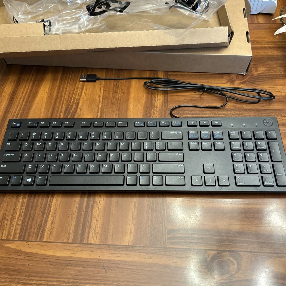 Dell New Keyboard‎ Black Thin